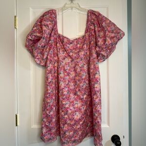 Boutique Lovelo Babydoll Curvy Sequence Mini Dress NWT